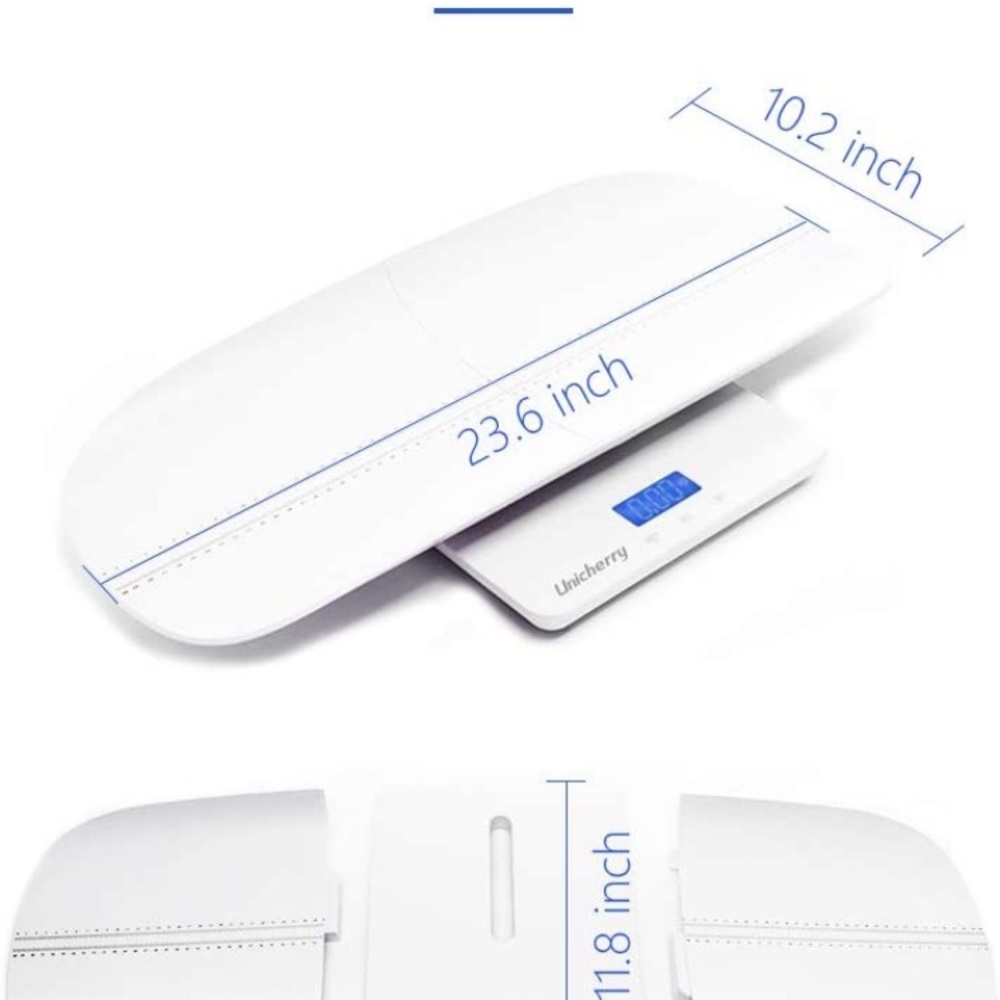 Baby Scale Multi-Function Digital Baby Infant Toddler Scale w/ Tray Height Scale